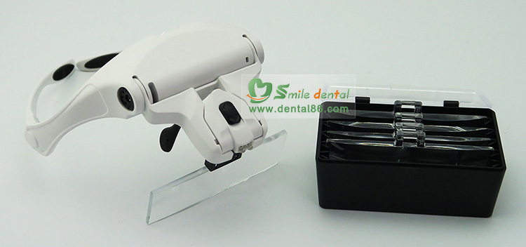 dental loups with LED head light